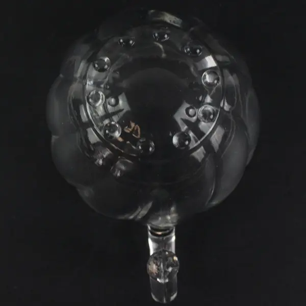 Set Of 4 Vintage Clear Glass Hazel Atlas Colonial Swirl Hook Handle Punch Cup 