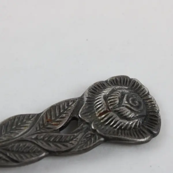 Vintage Hildesheimer Rose Silver-Plated Dessert Cake Fork Embossed