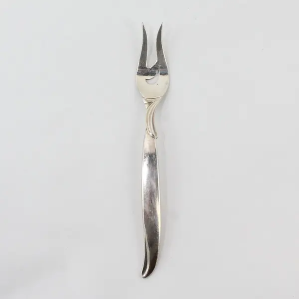 International Silver Silverplate Flair Short Handle Olive/Pickle Fork 5 7/8"