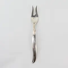 International Silver Silverplate Flair Short Handle Olive/Pickle Fork 5 7/8"