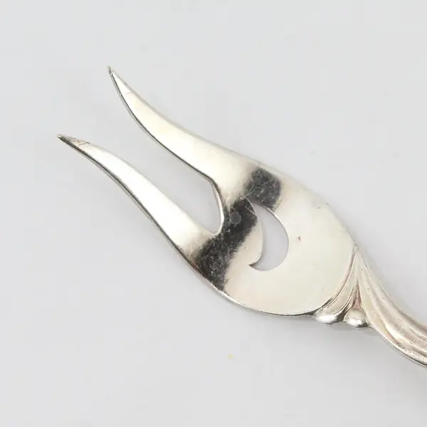 International Silver Silverplate Flair Short Handle Olive/Pickle Fork 5 7/8"