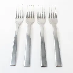 Lot of 4 Fortessa Unknown Pattern 7 Inch Forks