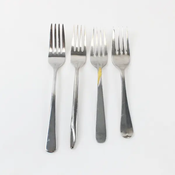 Lot of 4 Cambridge Yamazaki Assorted Used Forks 6-7 Inch Mixed Brands