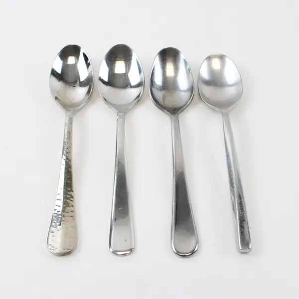 Lot of 4 Used Mixed Brand Spoons 7 Inch Includes Cambridge