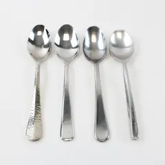 Lot of 4 Used Mixed Brand Spoons 7 Inch Includes Cambridge