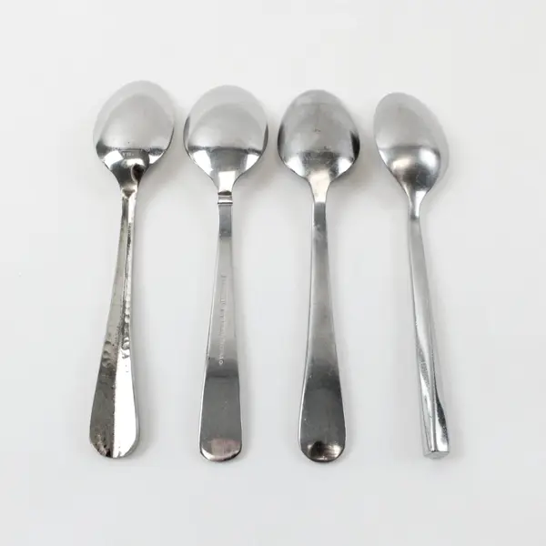 Lot of 4 Used Mixed Brand Spoons 7 Inch Includes Cambridge
