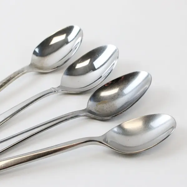 Lot of 4 Used Mixed Brand Spoons 7 Inch Includes Cambridge
