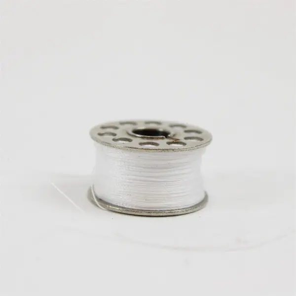 Lot of 8 Class 15 Singer Brother Bobbins & Plastic Bobbin Holder