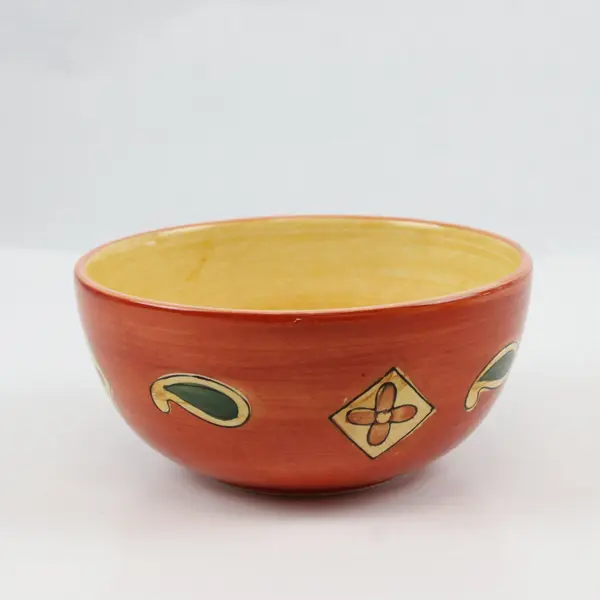 Set of 4 Pier 1 Imports Marrakesh Terracotta Elephant Bowls Orange Red