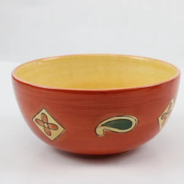 Set of 4 Pier 1 Imports Marrakesh Terracotta Elephant Bowls Orange Red