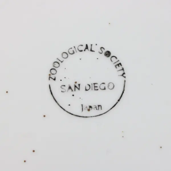Set of 3 San Diego Wild Animal Park Elephant Plates Mike Schnorr