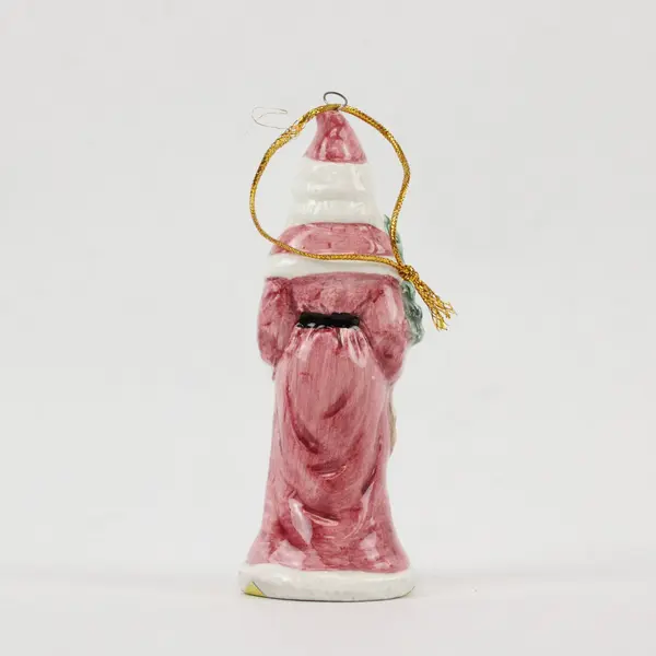 Vintage Enesco Otagiri Ceramic Santa Christmas Ornament 1995