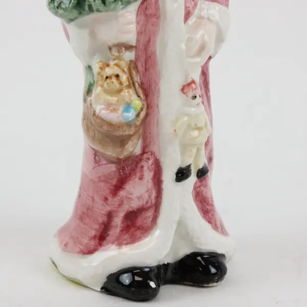 Vintage Enesco Otagiri Ceramic Santa Christmas Ornament 1995