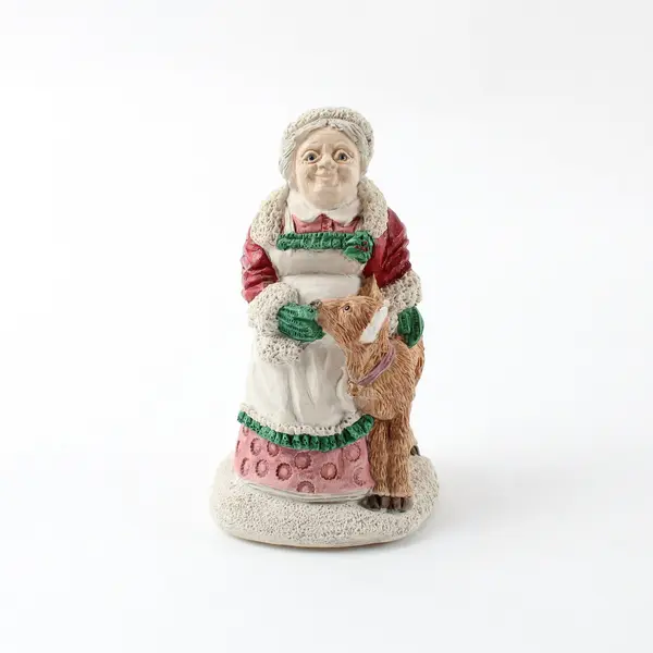 United Design Vintage 1989 Jolly Old Elf Mrs. Santa Claus Figurine JE-006