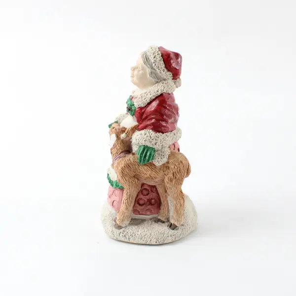 United Design Vintage 1989 Jolly Old Elf Mrs. Santa Claus Figurine JE-006