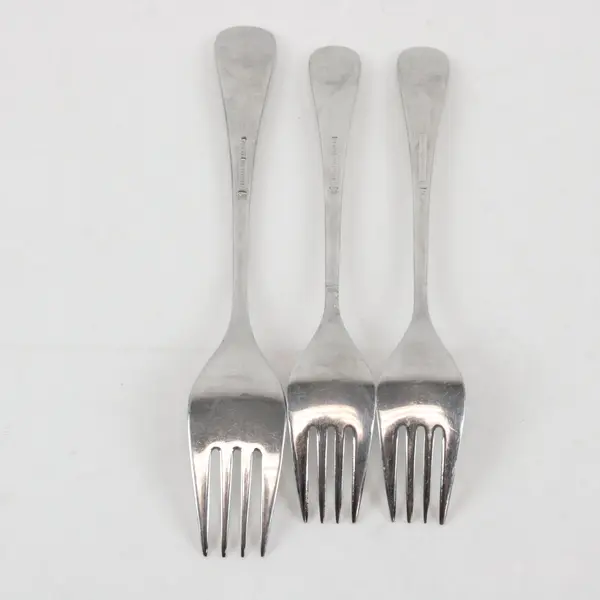Lot of 3 WMF Flatware Del Sol Stainless Forks (1 Place Fork + 2 Salad Forks)