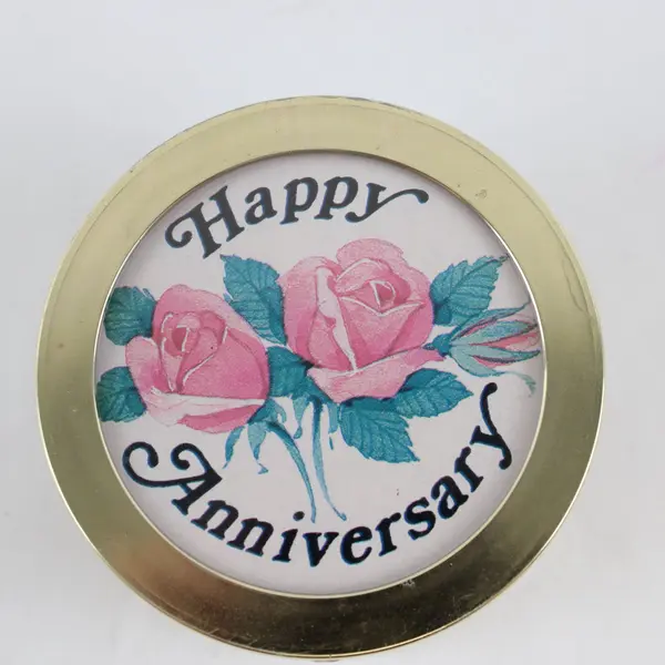 Berkeley Designs Happy Anniversary Clear Music Box Plays Anniversary Waltz