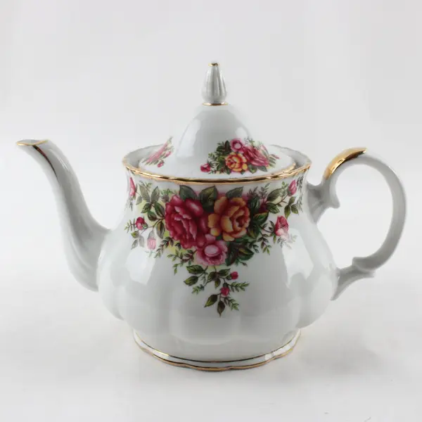 English Garden Fine China Teapot w/Lid Robinson Design Group 1989 Floral