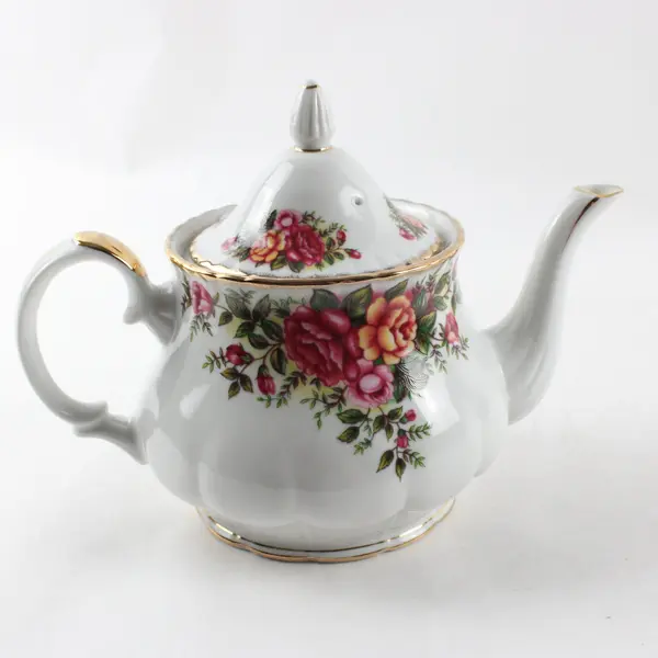 English Garden Fine China Teapot w/Lid Robinson Design Group 1989 Floral