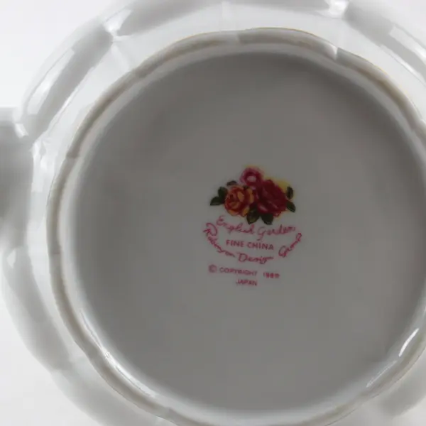English Garden Fine China Teapot w/Lid Robinson Design Group 1989 Floral