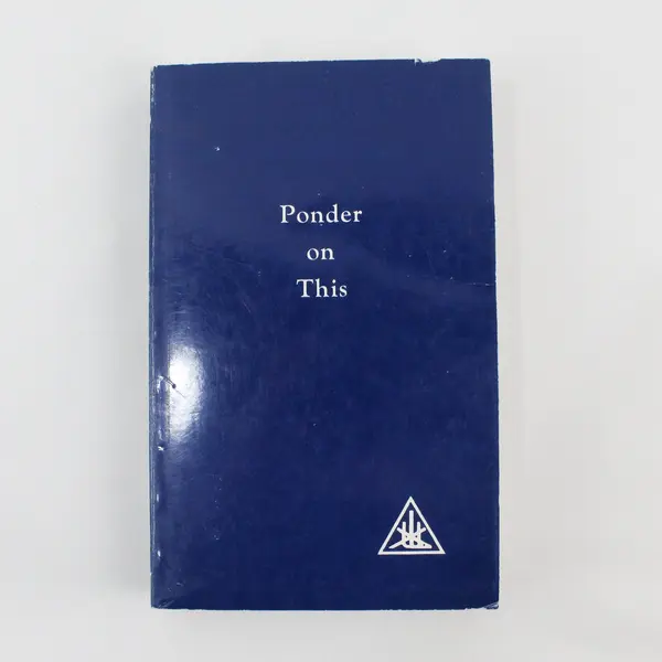 Vintage 1996 Ponder on This From The Writings of Alice A Bailey & Djwhal Khul PB