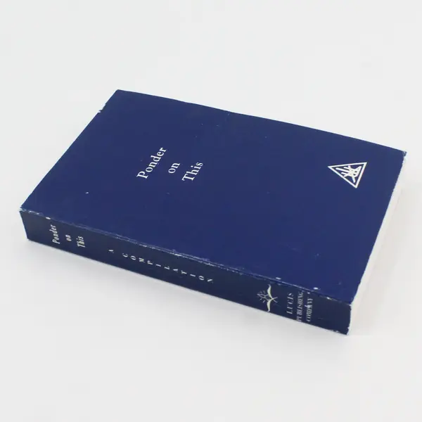 Vintage 1996 Ponder on This From The Writings of Alice A Bailey & Djwhal Khul PB