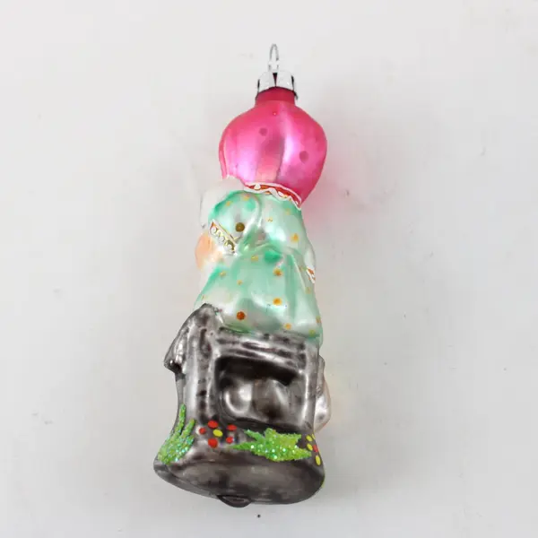 Christopher Radko Vintage 1991 Glass Ornament Madeleine's Puppy 4" Good