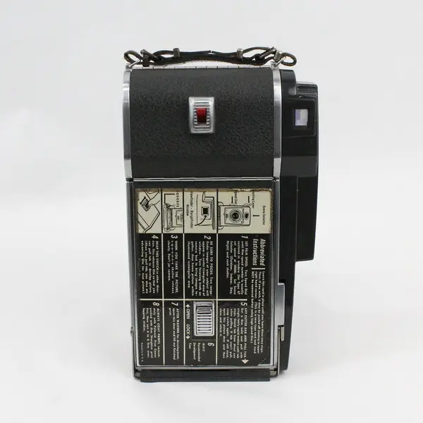 Vintage Polaroid 900 Electric Eye Land Camera Gray Wink-Light Flash Case