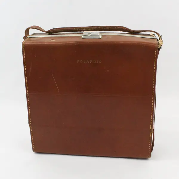 Vintage Polaroid 900 Electric Eye Land Camera Gray Wink-Light Flash Case