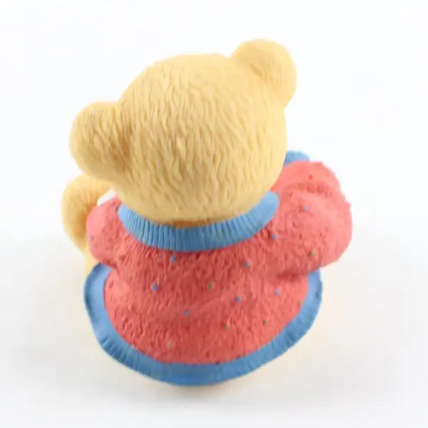 Enesco Cherished Teddies Toybox Teddies Tellie the Time Bear Squeak Toy