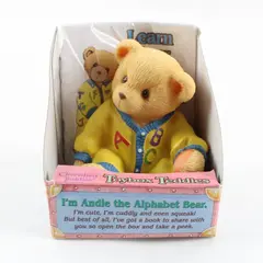 Enesco Andie Alphabet Bear Cherished Teddies 4in Squeaky Boxed