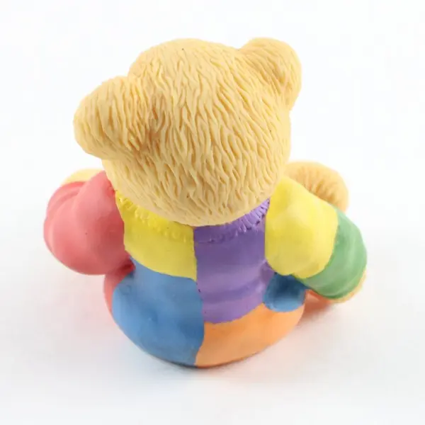 Enesco Cherished Teddies Toybox Corey the Color Bear Squeaks w/ Box