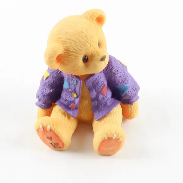 Cherished Teddies Toybox Teddies Shelley Shape Bear Squeaky Toy 1998