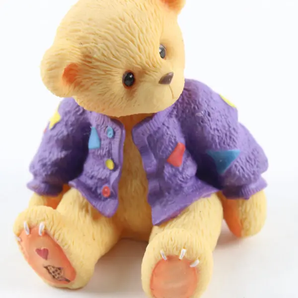 Cherished Teddies Toybox Teddies Shelley Shape Bear Squeaky Toy 1998
