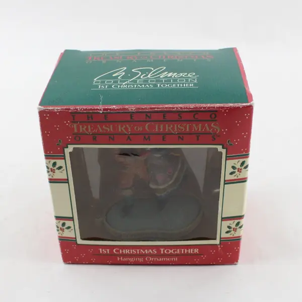 Enesco Treasury of Christmas 1988 1st Christmas Together M Gilmore Ornament NIB