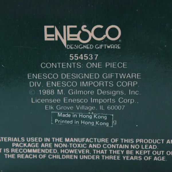 Enesco Treasury of Christmas 1988 1st Christmas Together M Gilmore Ornament NIB