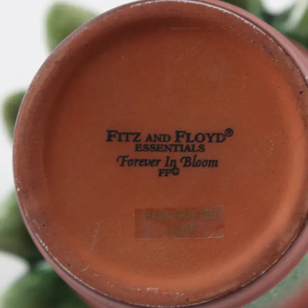 Fitz & Floyd Forever In Bloom Primroses Porcelain Lidded Box 5.5in Used
