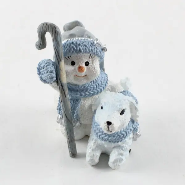 Encore Group Snow Buddies 95519 Puff Shepherd Christmas Figurine Broken Staff