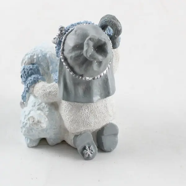 Encore Group Snow Buddies 95519 Puff Shepherd Christmas Figurine Broken Staff