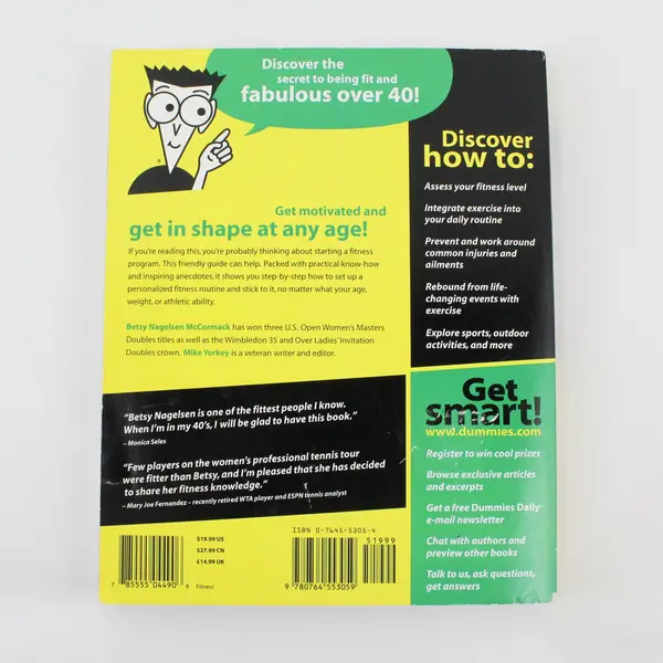 Fit Over 40 For Dummies Paperback Betsy Nagelsen McCormack Mike Yorkey