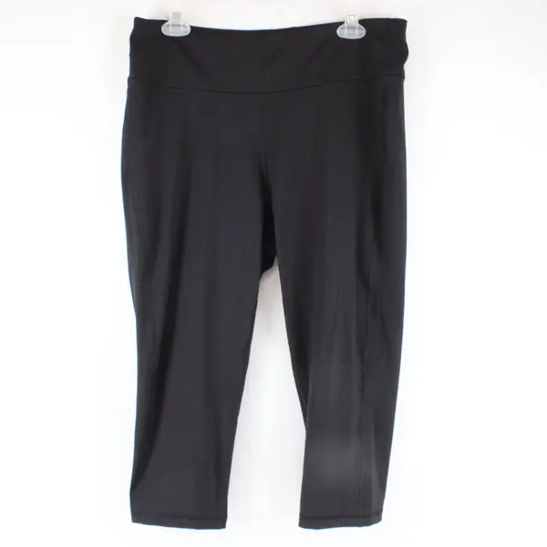 Tek Gear Essential Women's Black Capri Leggings Size XXL Activewear