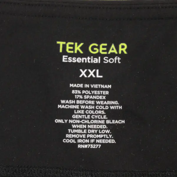 Tek Gear Essential Women's Black Capri Leggings Size XXL Activewear