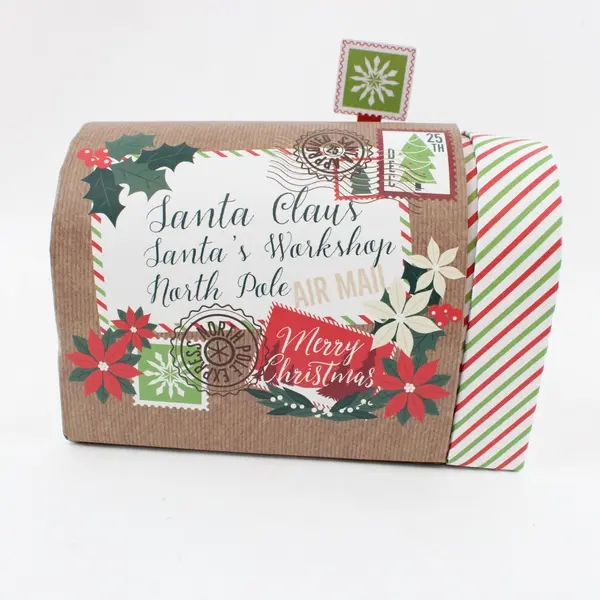 Greenbrier International Letters To Santa Mailbox Gift Box Holiday