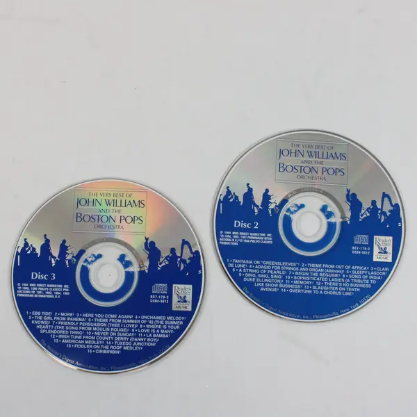 Lot of 2 Reader's Digest The Very Best John Williams Boston Pops CDs 2 & 3