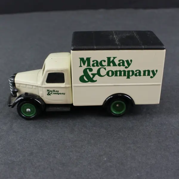 Lledo McKay & Co Promotional Bedford Diecast Truck 3.8in Long Cream Green UK
