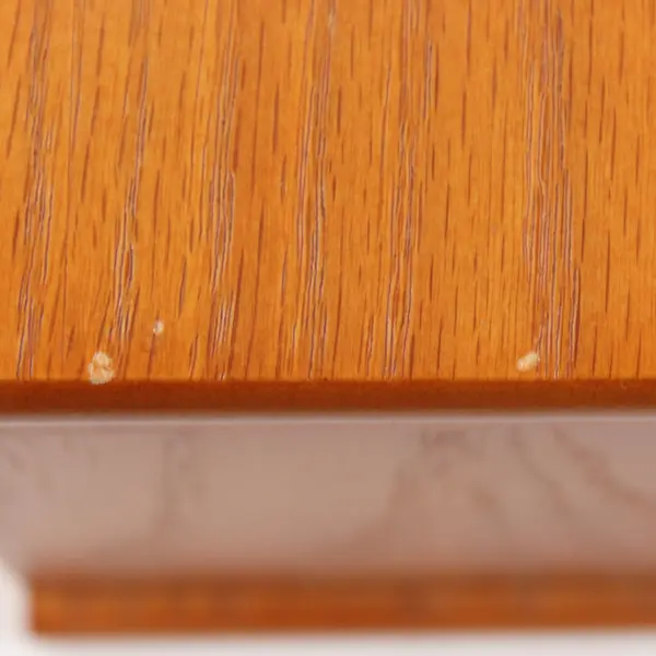 Honey Tone Wooden Jewelry Box Organizer Storage FLAWED