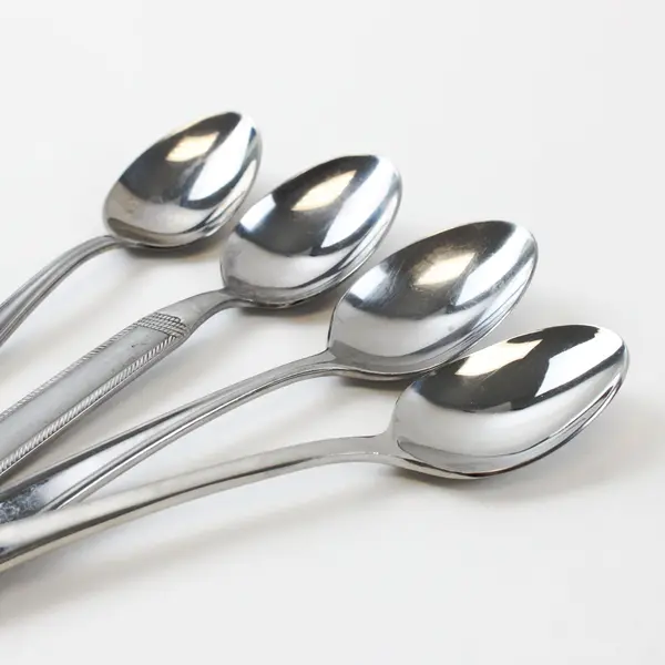 Lot of 4 Spoons 6.5 & 6 Inch Kitchen Dining Table Flatware