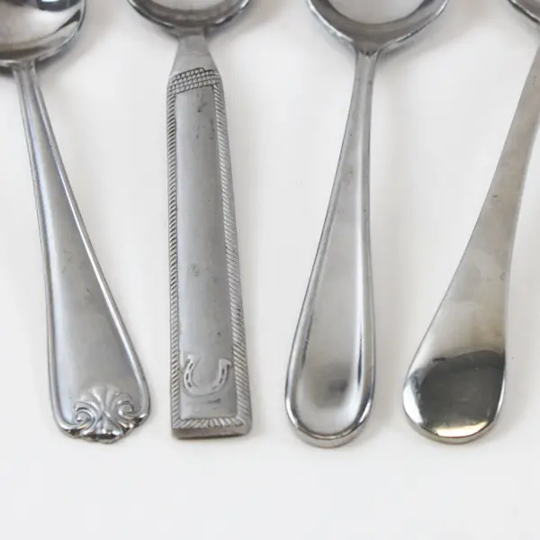 Lot of 4 Spoons 6.5 & 6 Inch Kitchen Dining Table Flatware