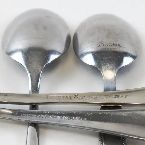 Lot of 4 Spoons 6.5 & 6 Inch Kitchen Dining Table Flatware