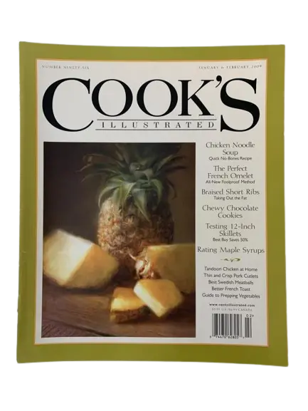 Cook's Illustrated Magazine Jan/Feb 2009 - Recipes & Cooking Tips